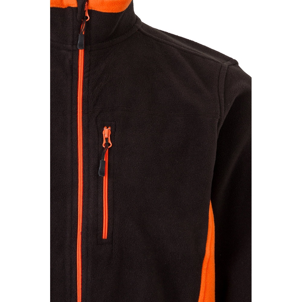 VL GERAS. Veste polaire bicolore (220g/m²) en polyester (100%) 25