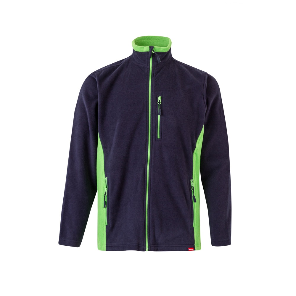 VL GERAS. Veste polaire bicolore (220g/m²) en polyester (100%) 12
