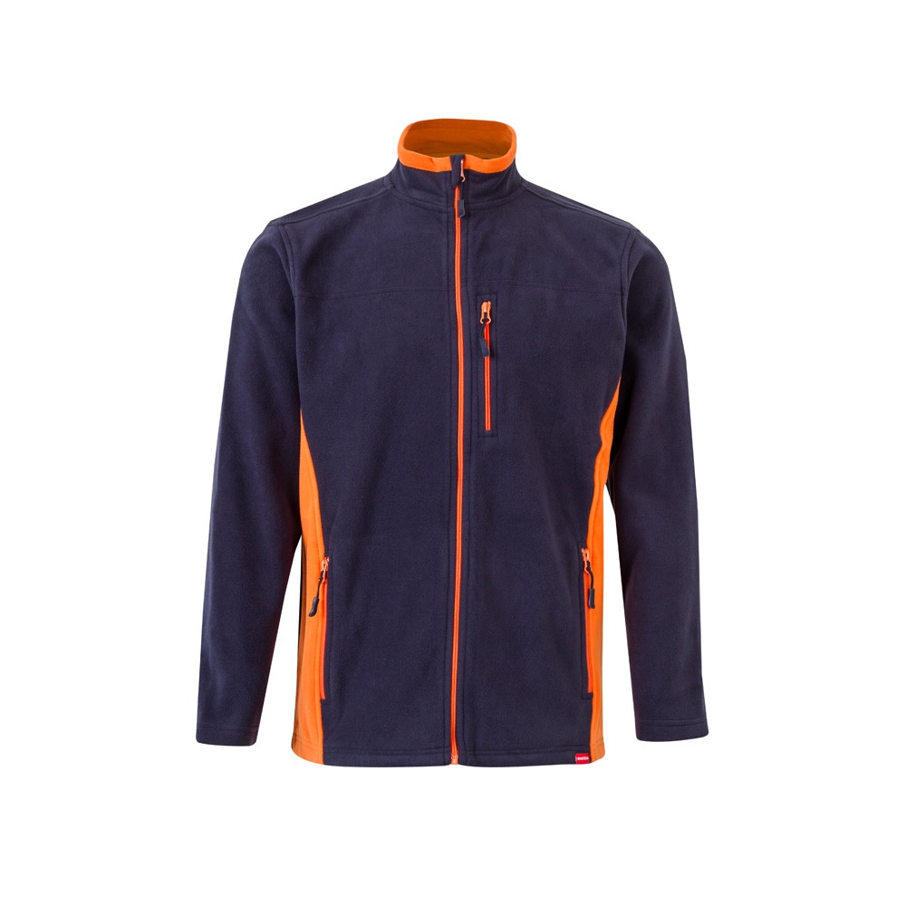 VL GERAS. Veste polaire bicolore (220g/m²) en polyester (100%) 6