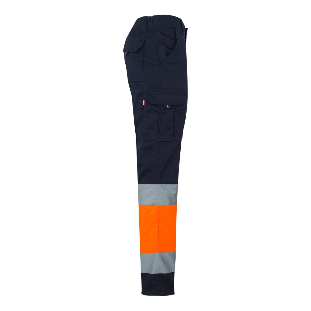 VL ZEUS. Pantalon stretch multipoches bicolore (240g/m²), en coton (46%), EME (38%) et polyester (16%) 24