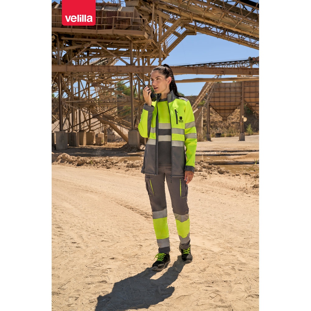 VL ZEUS. Pantalon stretch multipoches bicolore (240g/m²), en coton (46%), EME (38%) et polyester (16%) 7