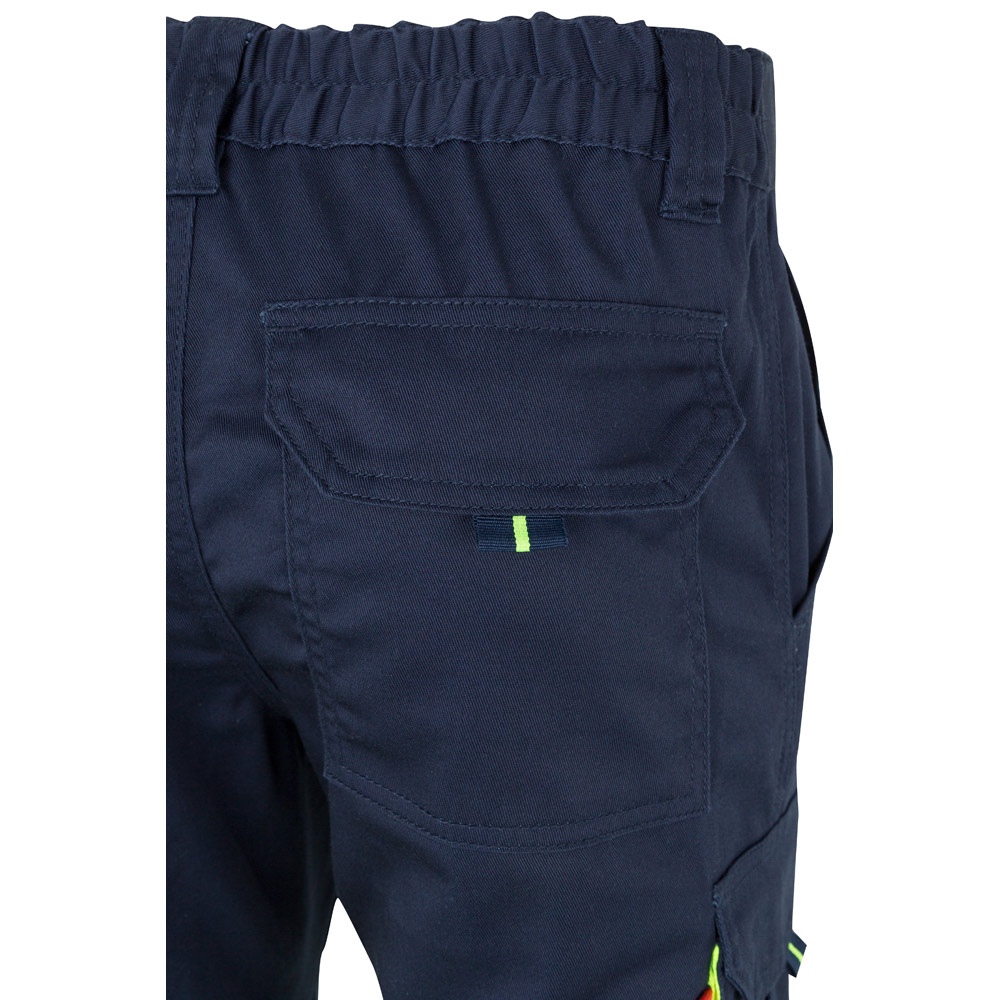 VL ZEUS. Pantalon stretch multipoches bicolore (240g/m²), en coton (46%), EME (38%) et polyester (16%) 11