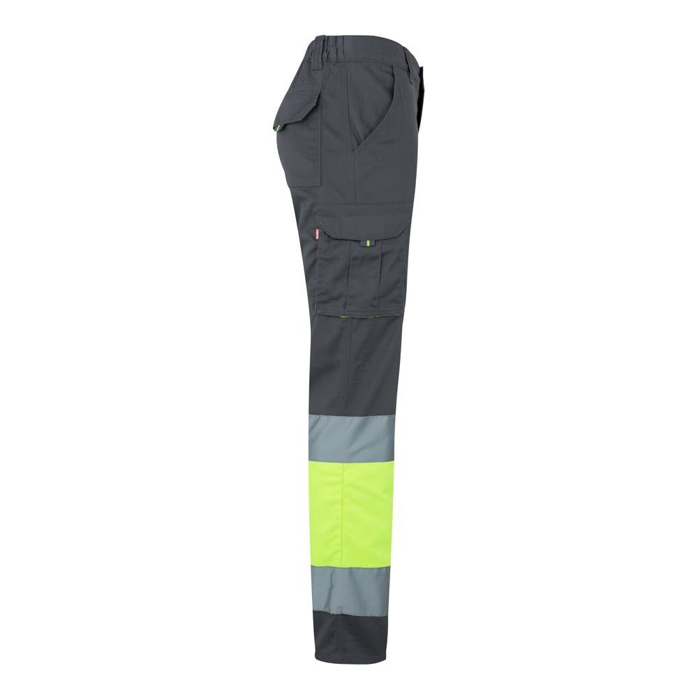 VL ZEUS. Pantalon stretch multipoches bicolore (240g/m²), en coton (46%), EME (38%) et polyester (16%) 14