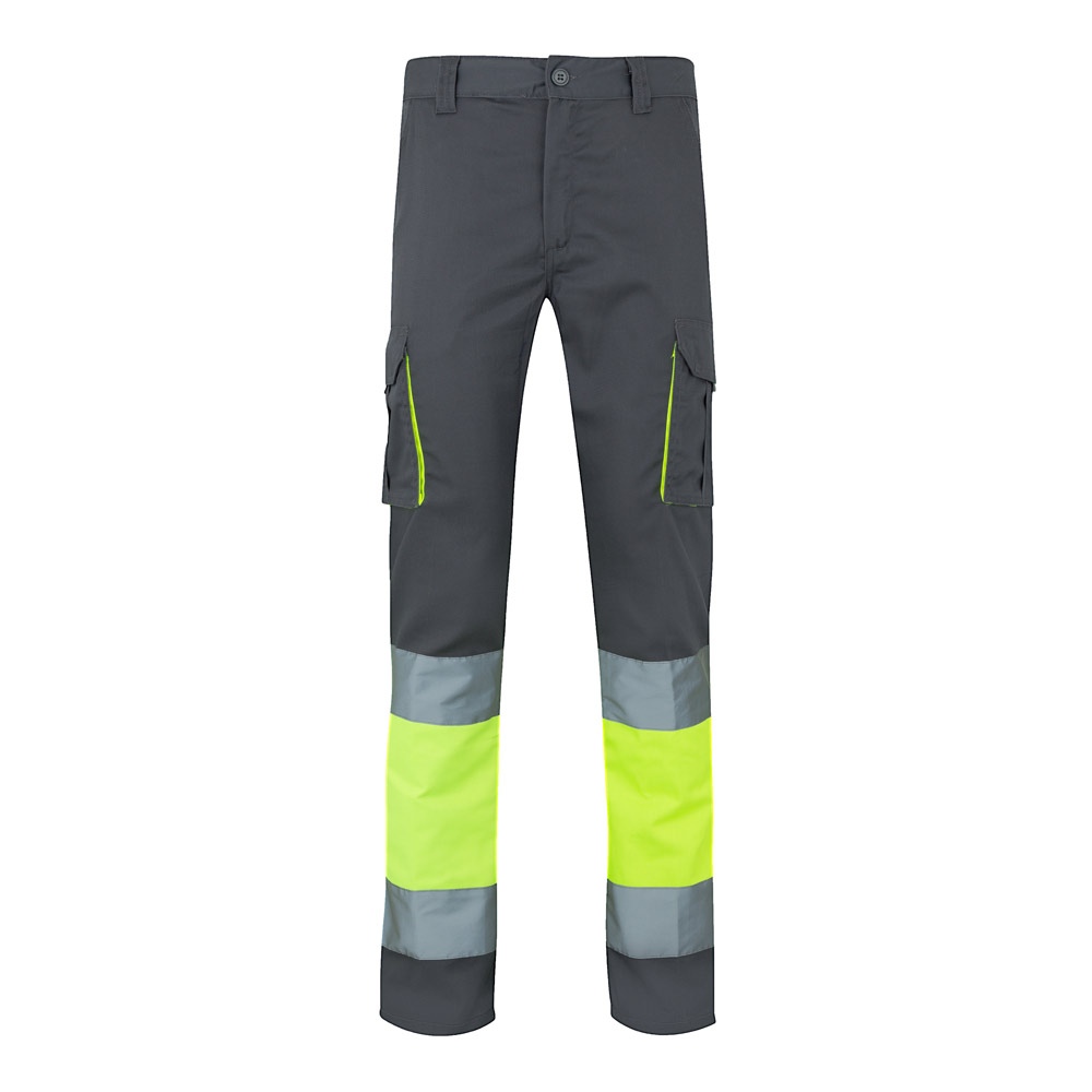 VL ZEUS. Pantalon stretch multipoches bicolore (240g/m²), en coton (46%), EME (38%) et polyester (16%) 3