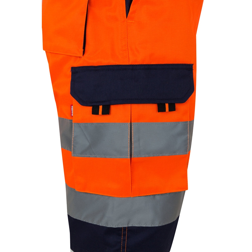 VL HADES. Bermuda bicolore multi-poches (210g/m²), en coton (20%) et polyester (80%) 13