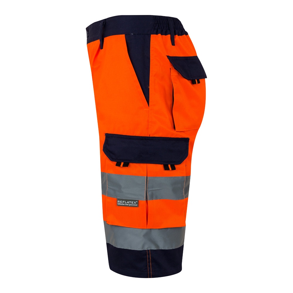 VL HADES. Bermuda bicolore multi-poches (210g/m²), en coton (20%) et polyester (80%) 11