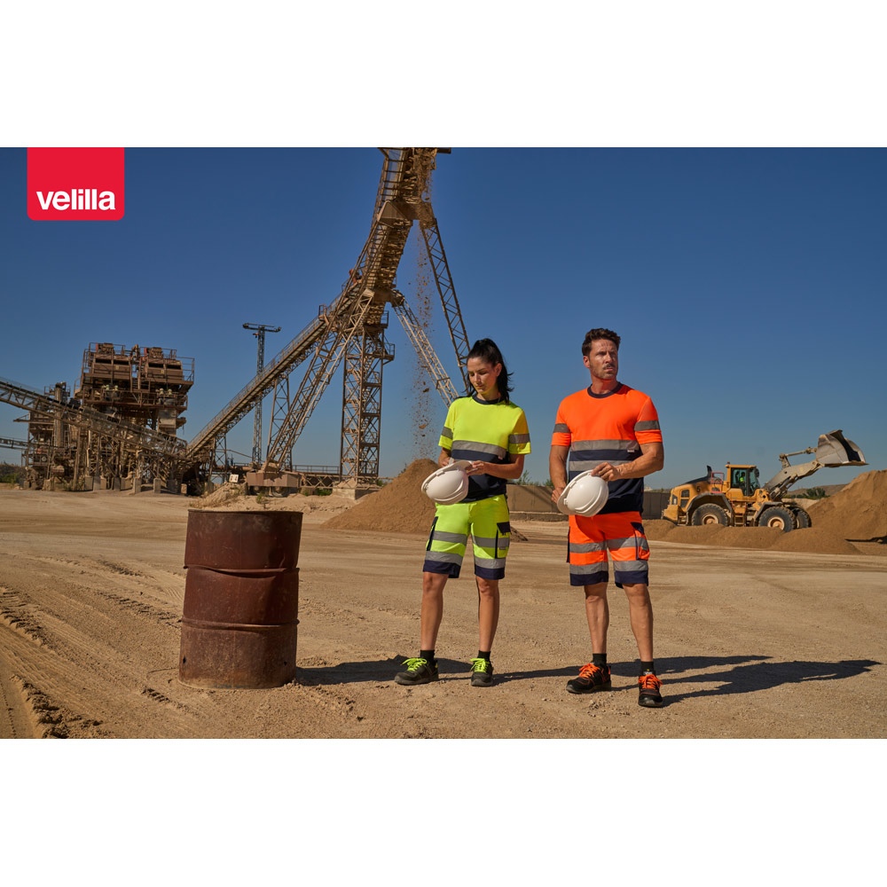 VL BRAHMA. T-shirt technique bicolore (140g/m²), en polyester (100%) 7
