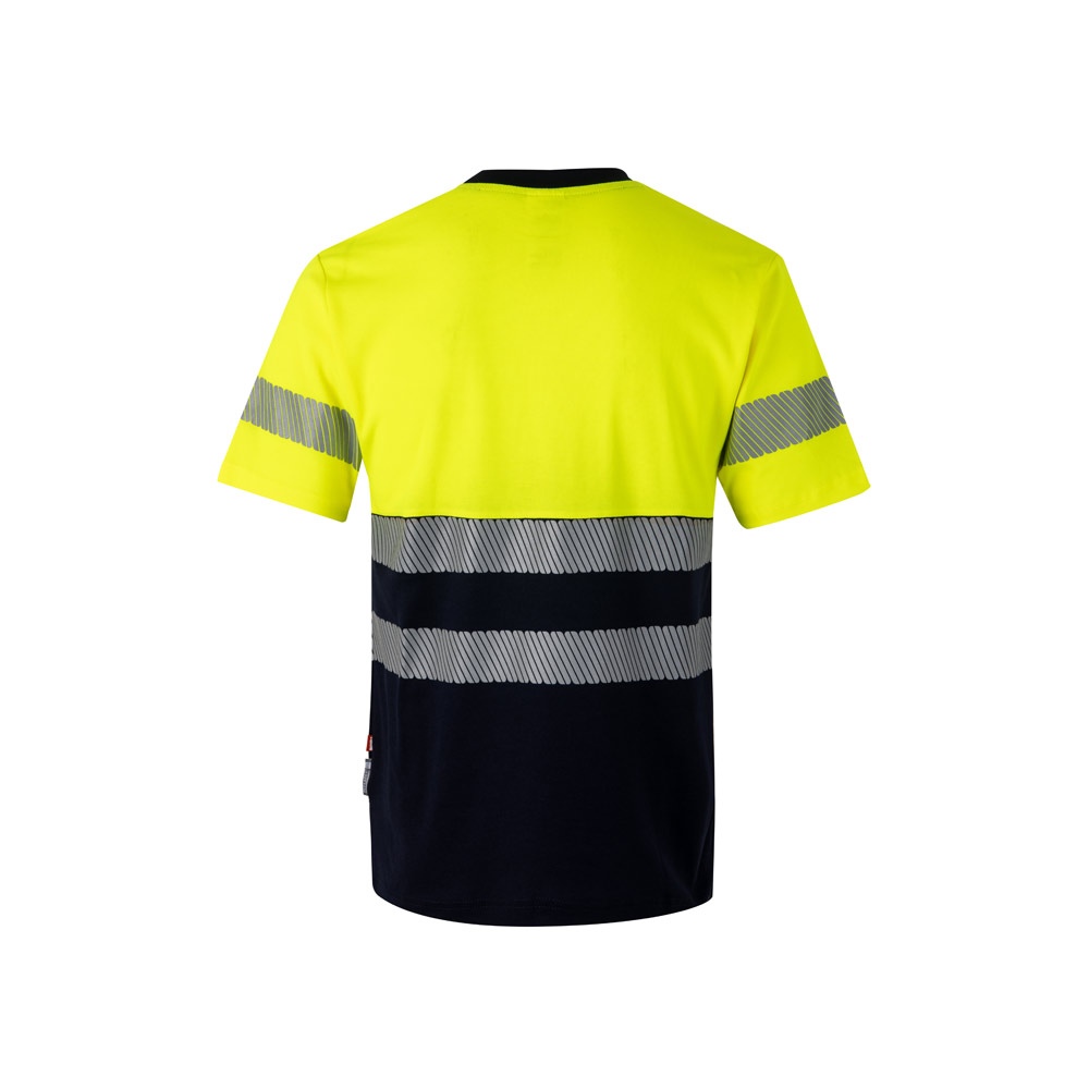 VL BASTET. T-shirt piqué bicolore (150g/m²), en coton (55%) et polyester (45%) 6