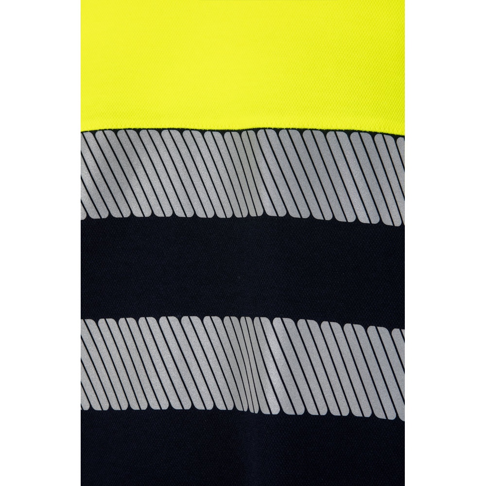 VL BASTET. T-shirt piqué bicolore (150g/m²), en coton (55%) et polyester (45%) 8