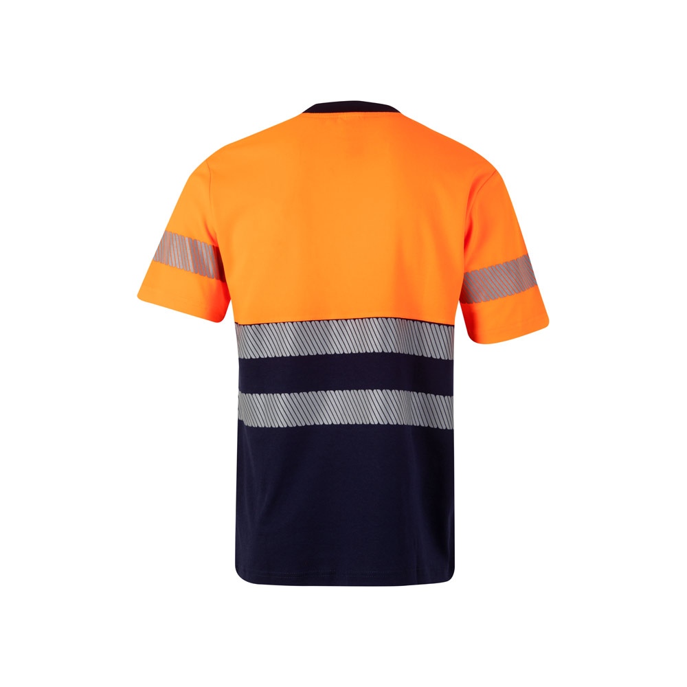 VL BASTET. T-shirt piqué bicolore (150g/m²), en coton (55%) et polyester (45%) 13