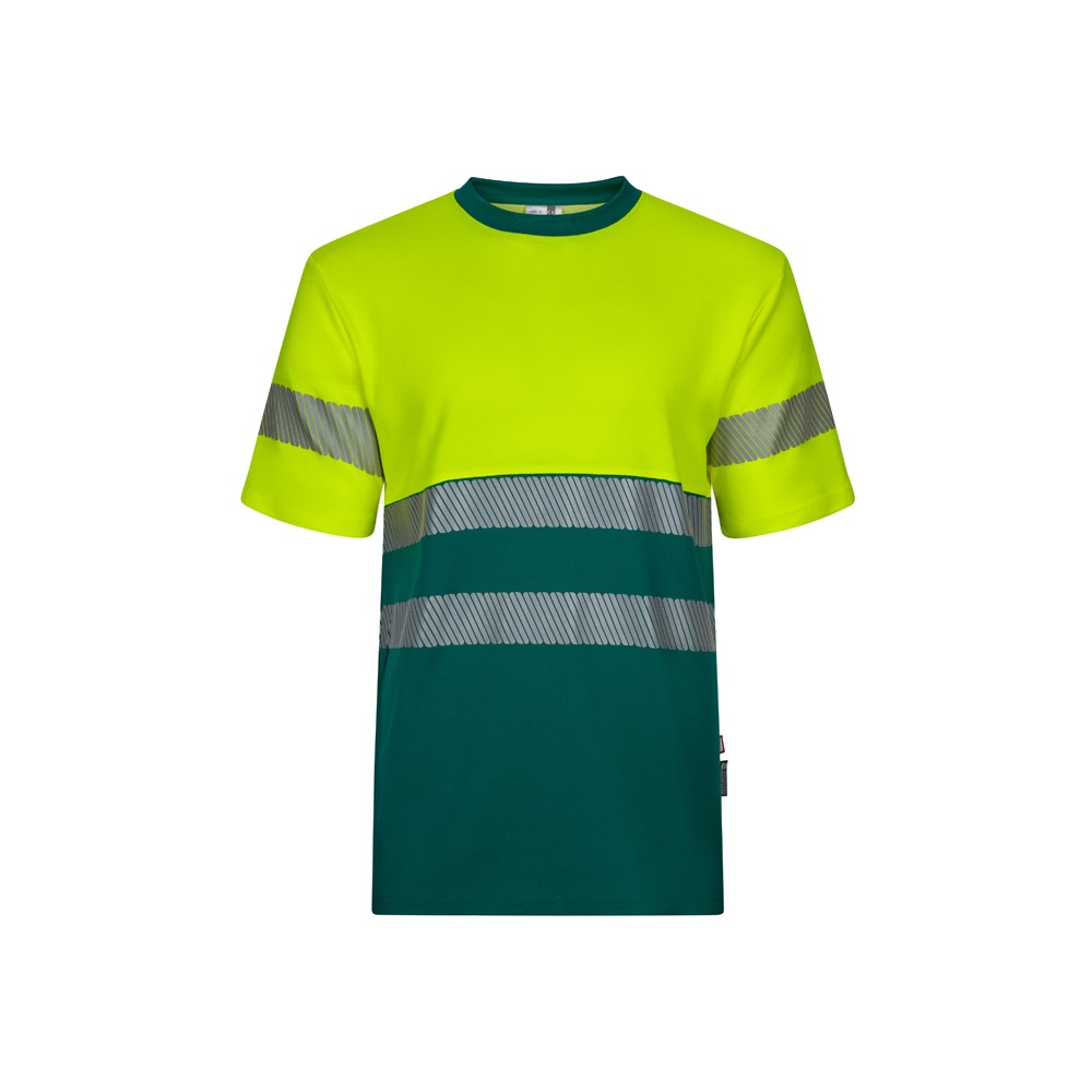 VL BASTET. T-shirt piqué bicolore (150g/m²), en coton (55%) et polyester (45%) 4
