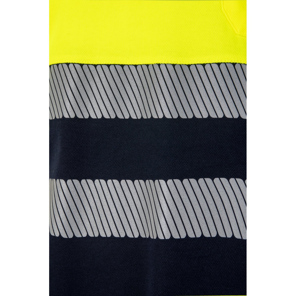 VL ACHELOUS. Polo piqué bicolore (150g/m²) à manches courtes, en coton (55%) et polyester (45%) 9