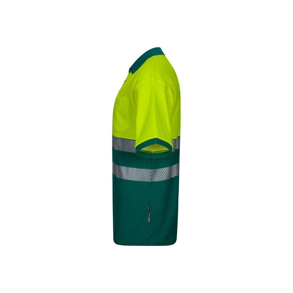 VL ACHELOUS. Polo piqué bicolore (150g/m²) à manches courtes, en coton (55%) et polyester (45%) 14