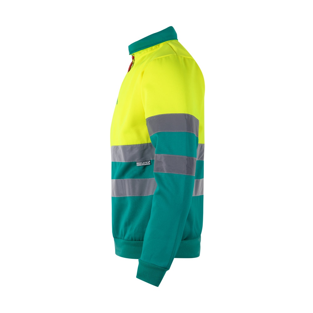 VL THOR. Sweatshirt bicolore (300g/m²) en polyester éponge (100%) 12