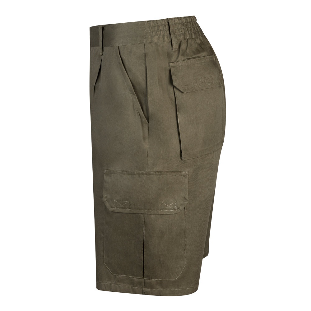VL CHIONE. Bermuda sergé, multipoches (200g/m²), en coton (35%) et polyester (65%) 35