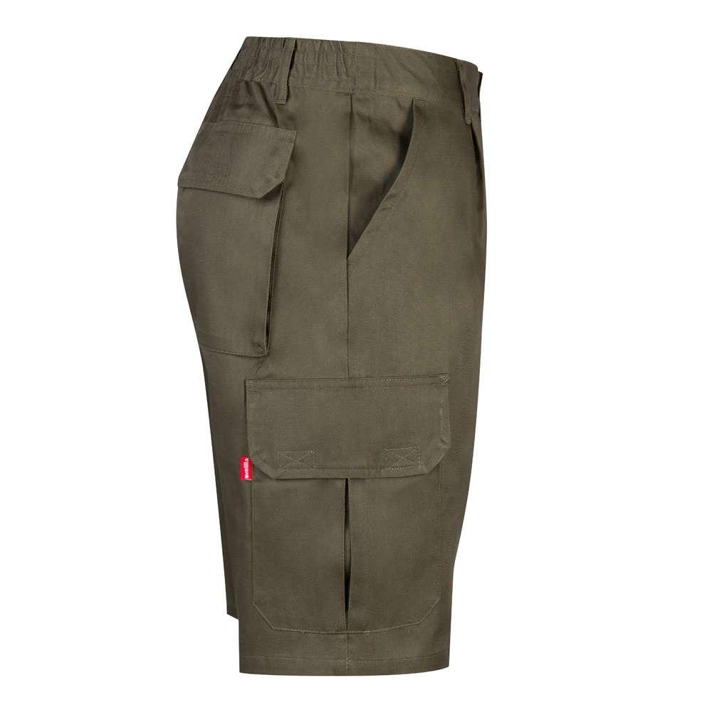 VL CHIONE. Bermuda sergé, multipoches (200g/m²), en coton (35%) et polyester (65%) 36