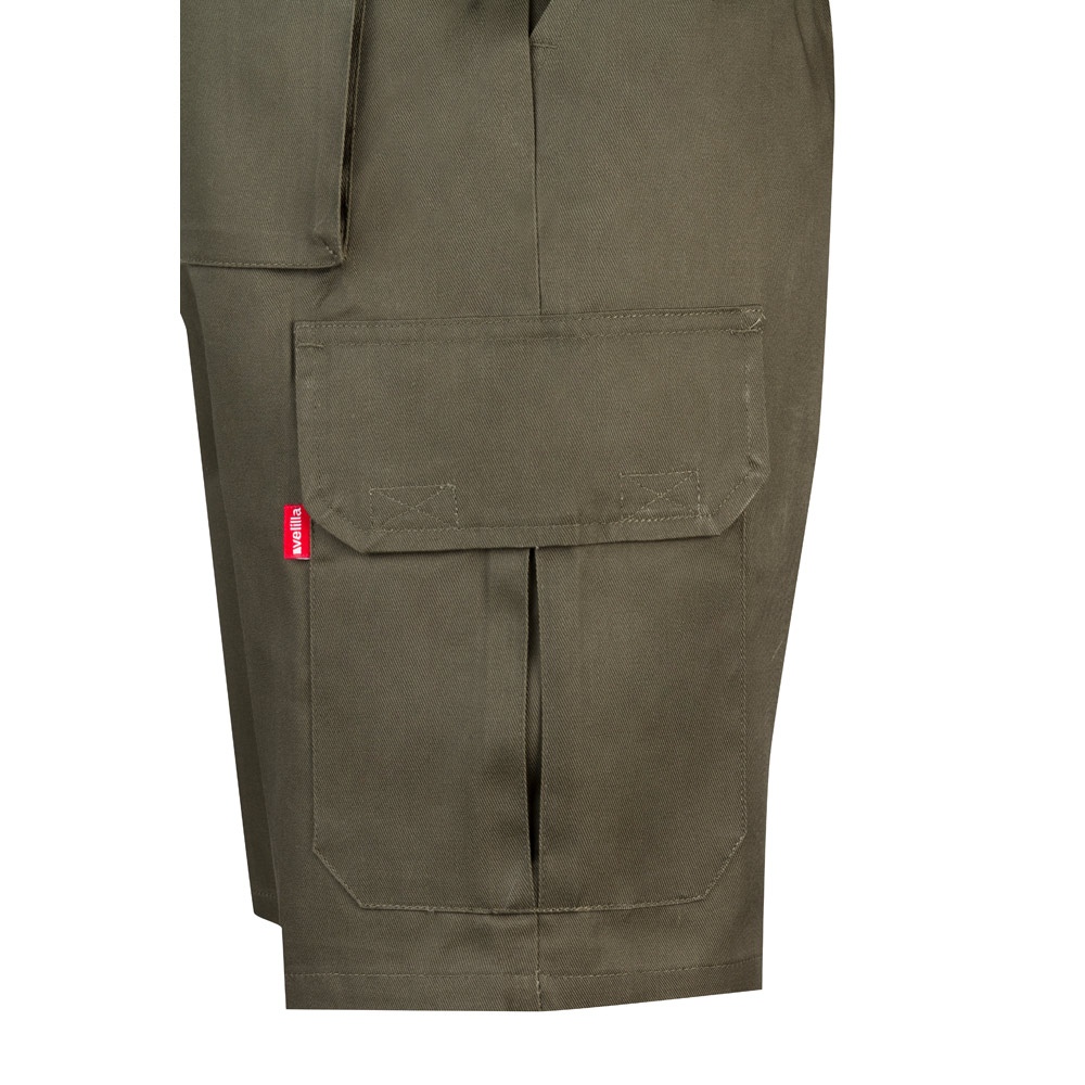VL CHIONE. Bermuda sergé, multipoches (200g/m²), en coton (35%) et polyester (65%) 37