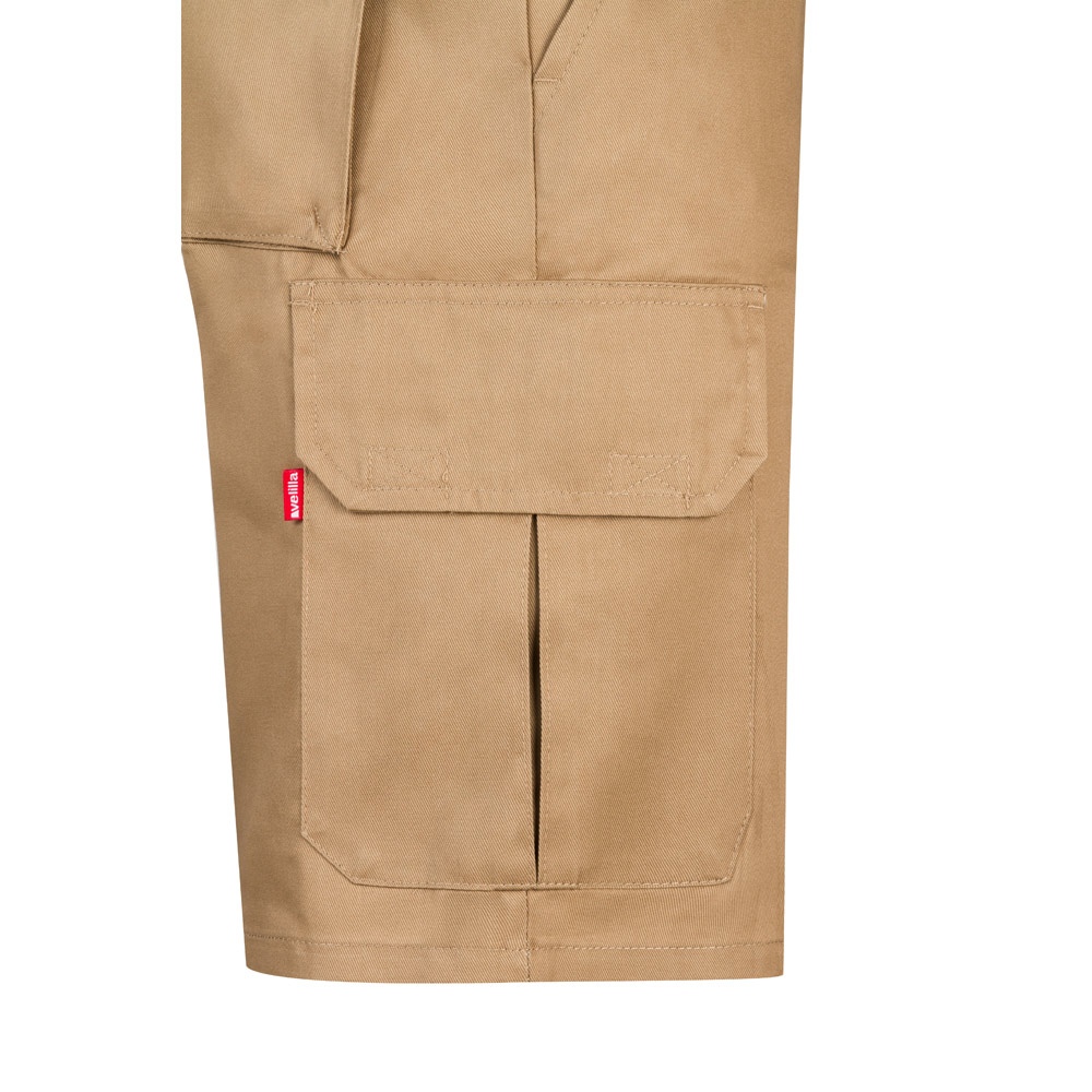 VL CHIONE. Bermuda sergé, multipoches (200g/m²), en coton (35%) et polyester (65%) 42