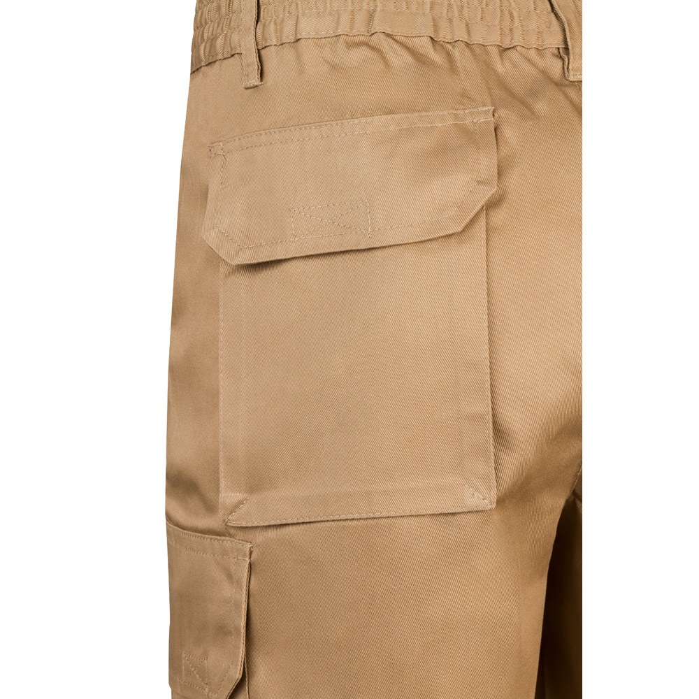 VL CHIONE. Bermuda sergé, multipoches (200g/m²), en coton (35%) et polyester (65%) 43