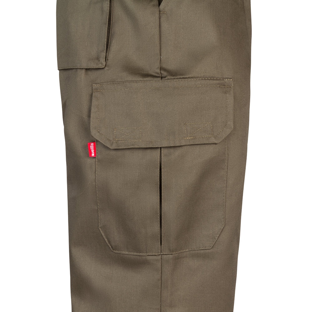 VL MABON. Pantalon sergé, multipoches (200g/m²), en coton (35%) et polyester (65%) 62