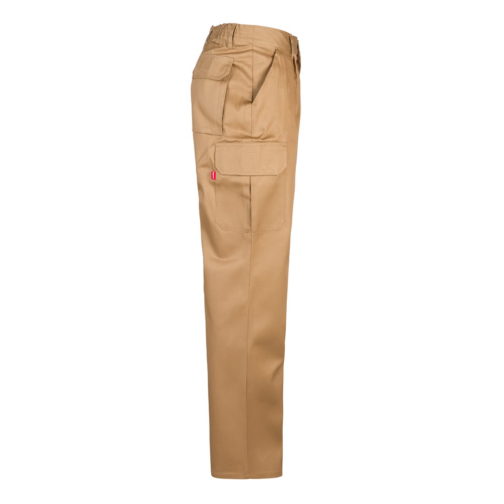 VL MABON. Pantalon sergé, multipoches (200g/m²), en coton (35%) et polyester (65%) 66