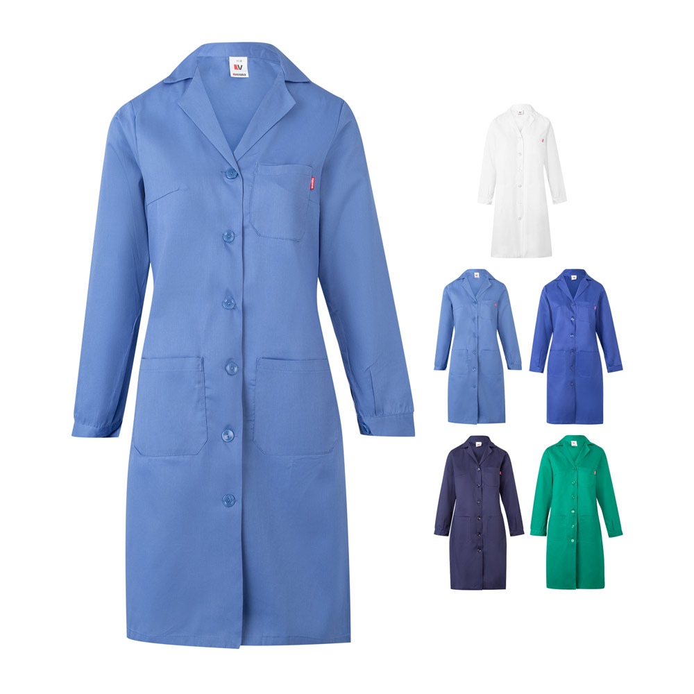 VL RAMA. Blouse sergée à manches longues (175g/m²), en sergé de coton (35%) et polyester (65%)
