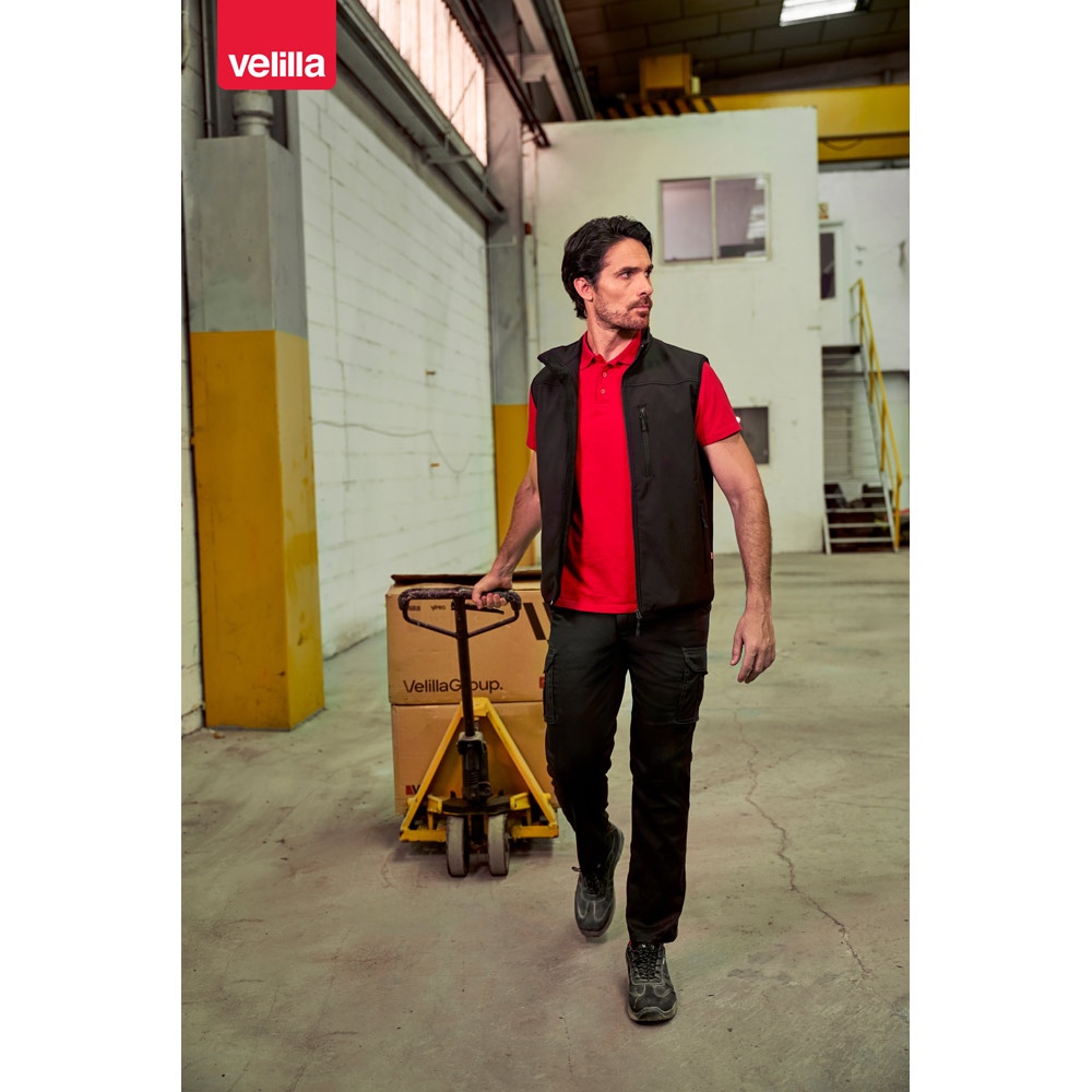 VL VARUNA. Gilet soft shell (280g/m²), avec doublure polaire, en polyester (94%) et élasthanne (6%) 8