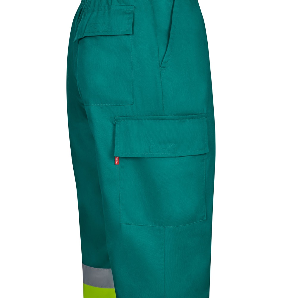 VL ARTEMIS. Pantalon bicolore en sergé (190g/m²), en coton (20%) et polyester (80%) 16
