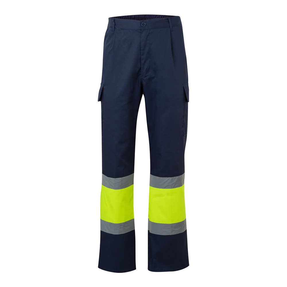 VL ARTEMIS. Pantalon bicolore en sergé (190g/m²), en coton (20%) et polyester (80%) 2