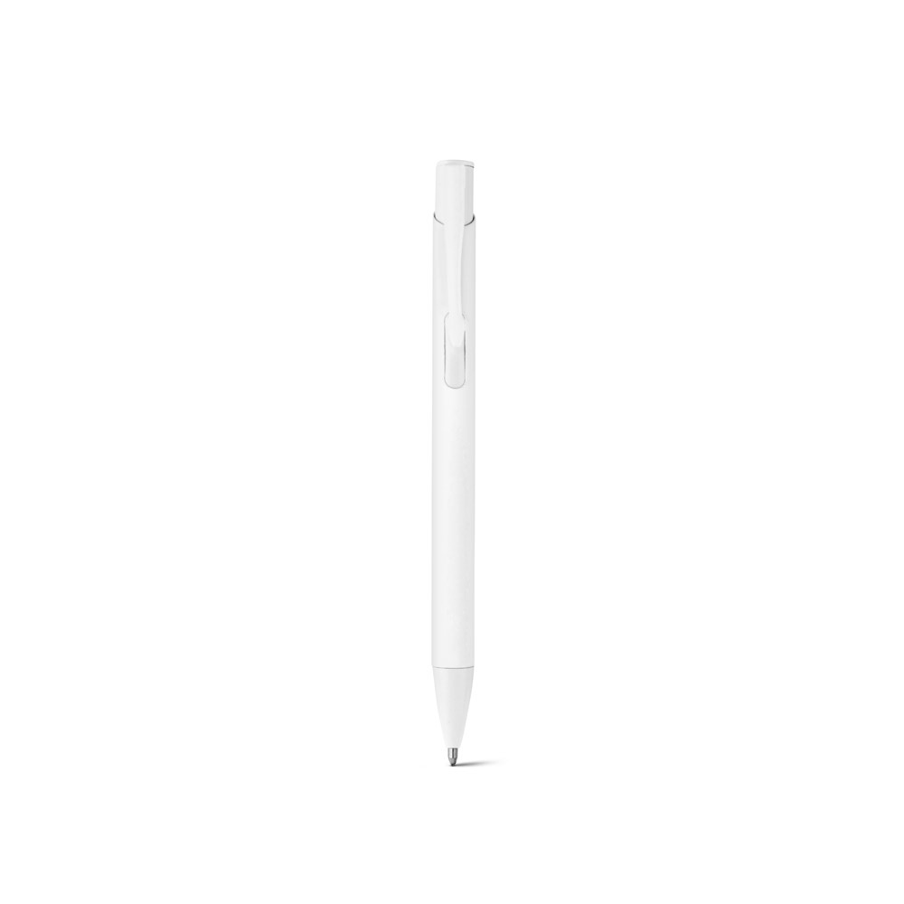 CLINT. Stylo à bille en aluminium recyclé (100% rAL) avec finition en caoutchouc 17