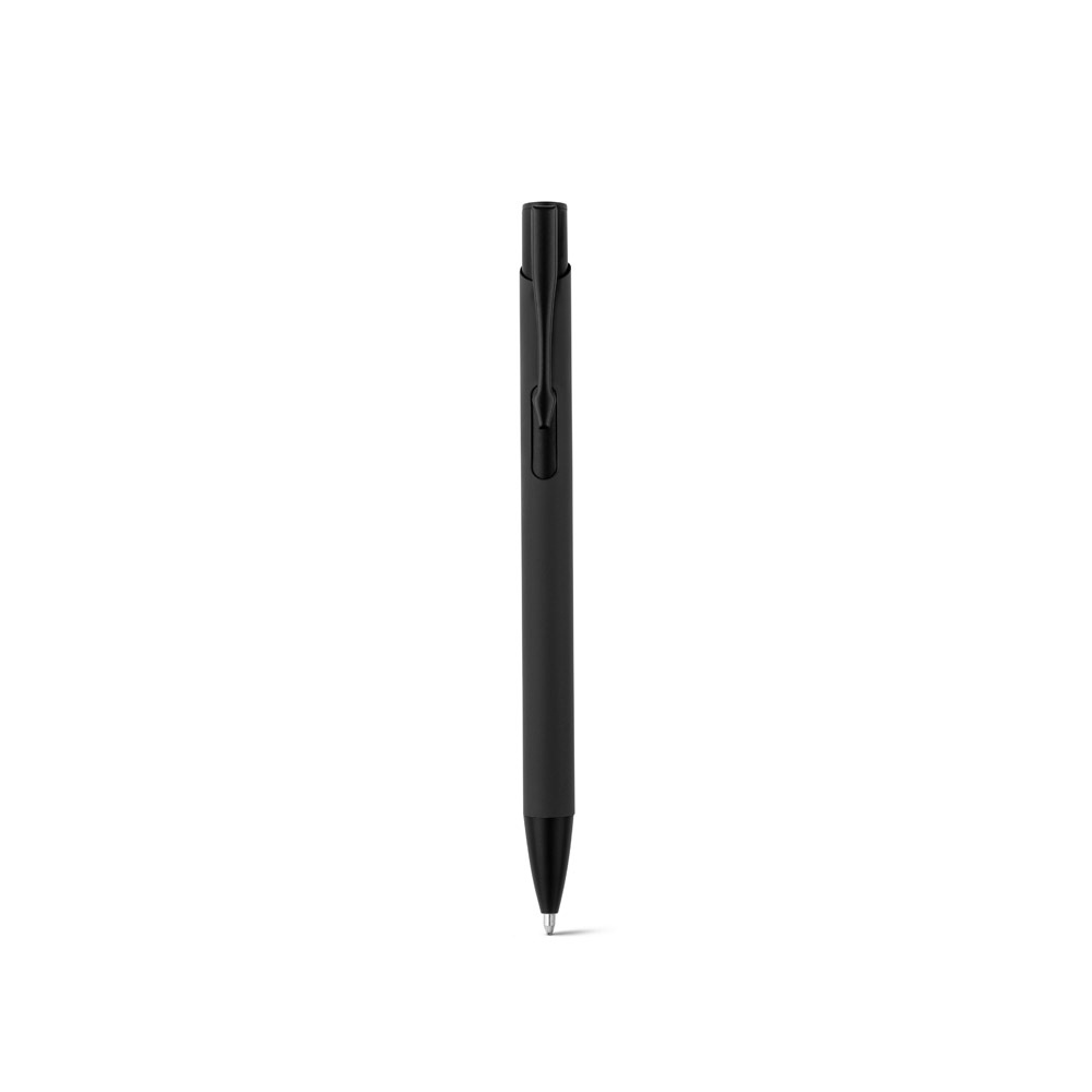 CLINT. Stylo à bille en aluminium recyclé (100% rAL) avec finition en caoutchouc 12