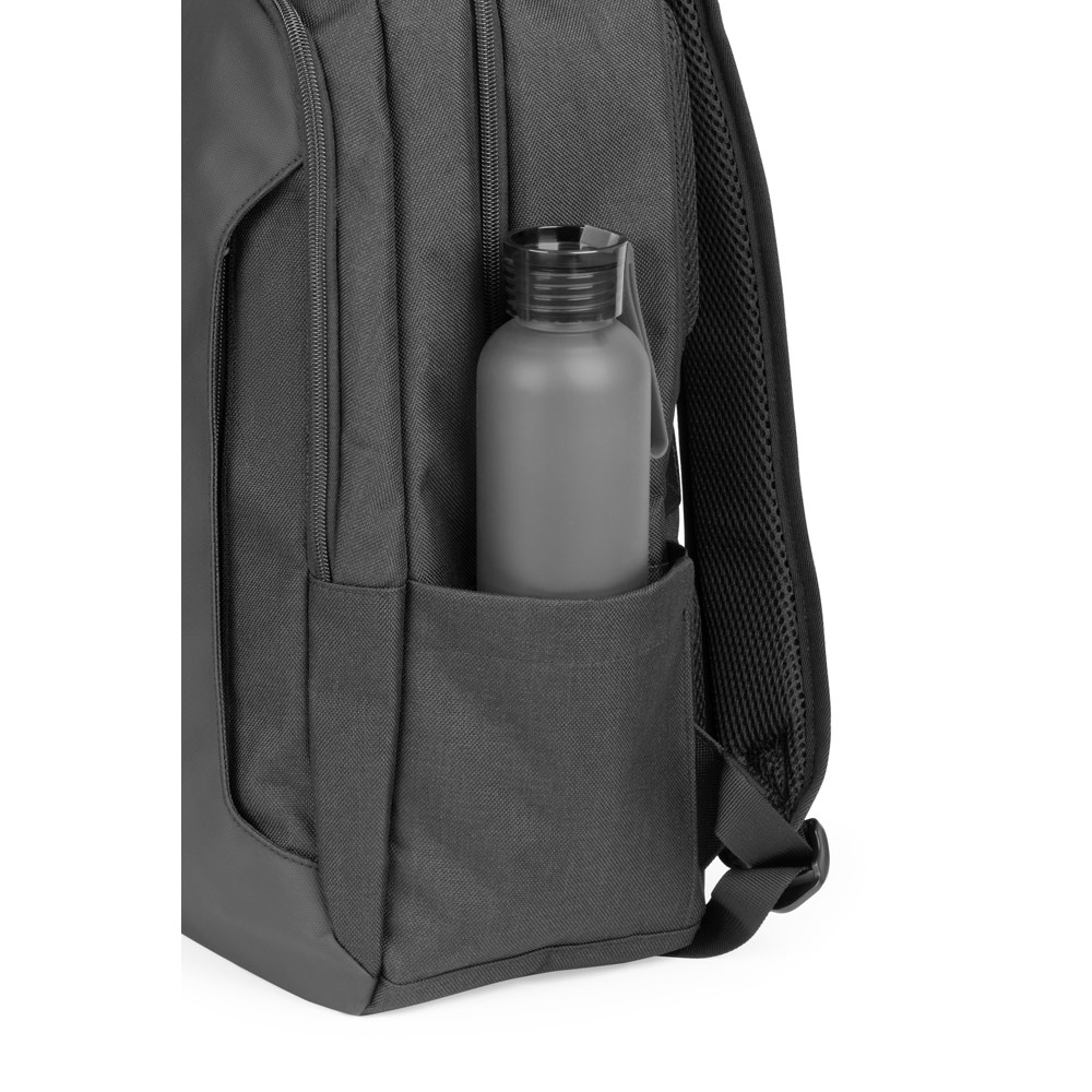 DRAMMEN. Sac à dos pour ordinateur portable en polyester recyclé haute densité 600D 9
