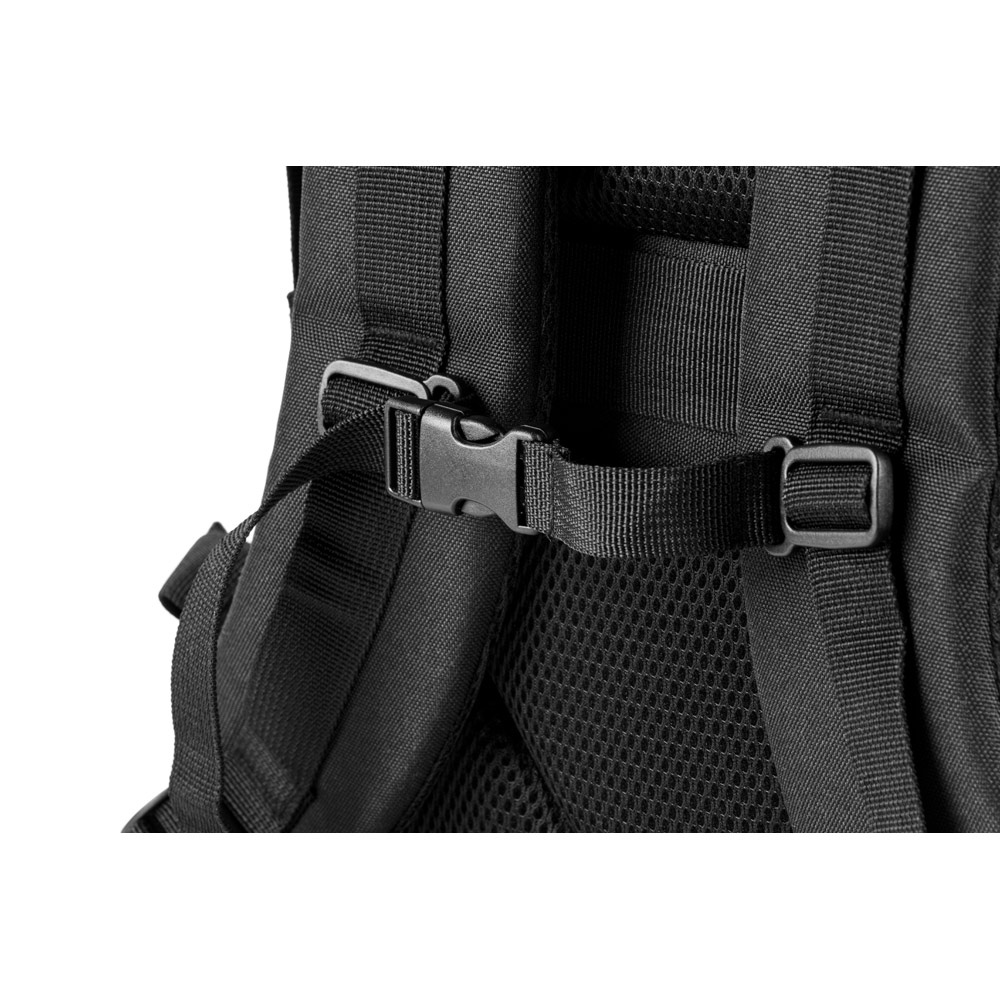 EDINBURGH BPACK. Sac à dos de style militaire en 600D, polyester recyclé haute densité et doublure en polyester recyclé 210D, 17'3' 9