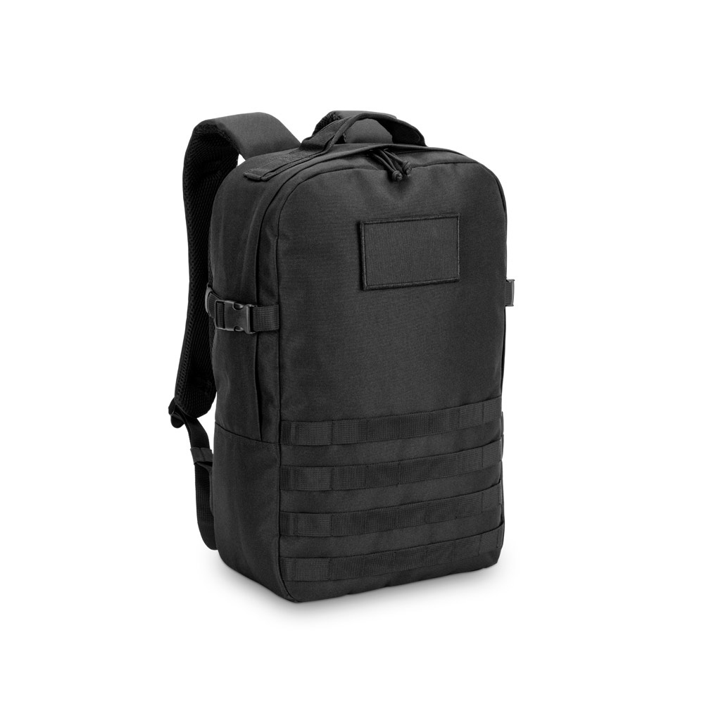 EDINBURGH BPACK. Sac à dos de style militaire en 600D, polyester recyclé haute densité et doublure en polyester recyclé 210D, 17'3' 2