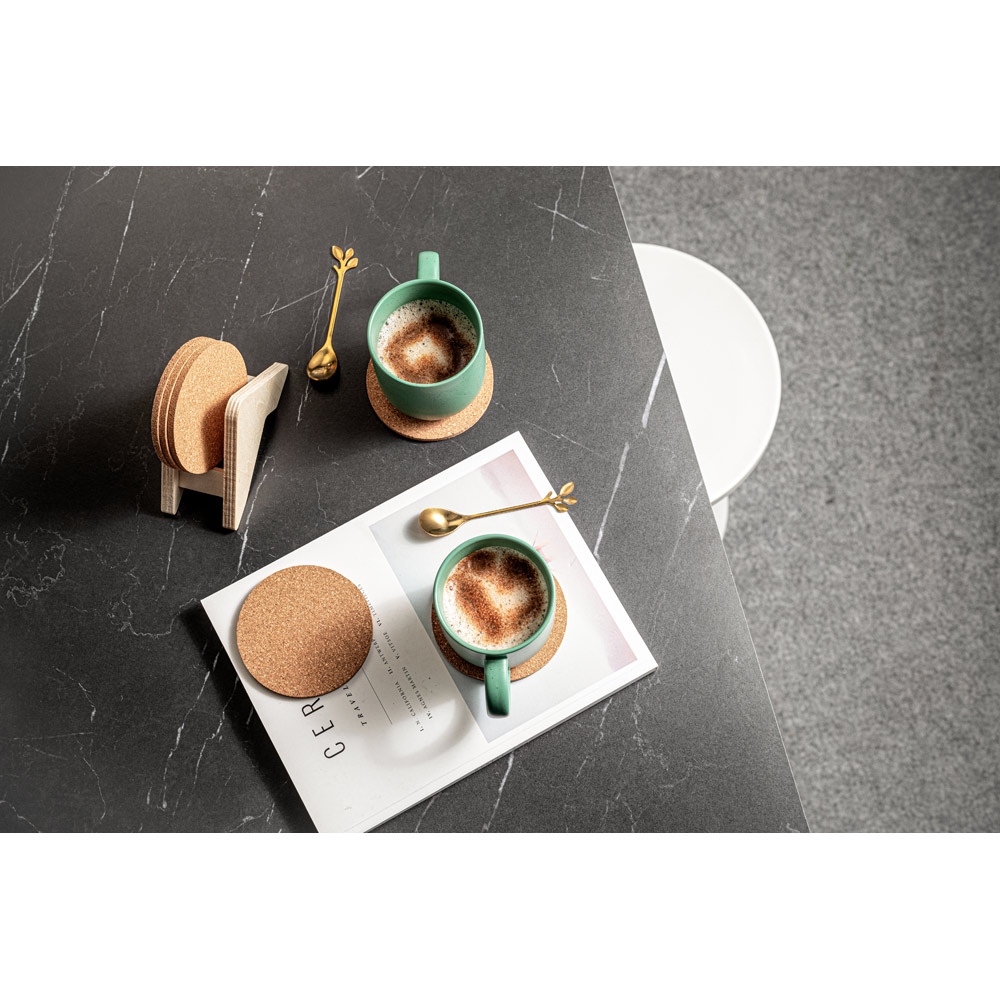 PLYCORK. Support en contreplaqué avec 6 sous-verres en liège 5