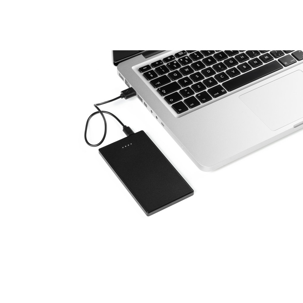 DENNING. Batterie nomade fine en acier inoxydable de 5 000 mAh 5