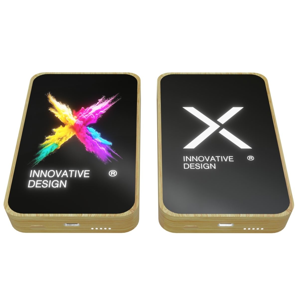 Batterie externe bois 15W MagSafe 5000 FSC 100% bambou (Stock)