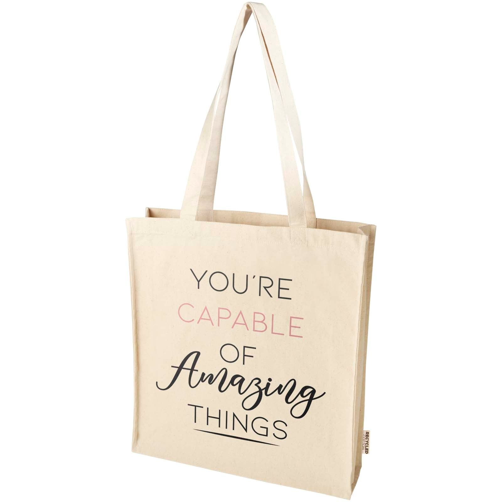 Sac shopping à soufflets Florida certifié GRS 270 g/m² 14L 18