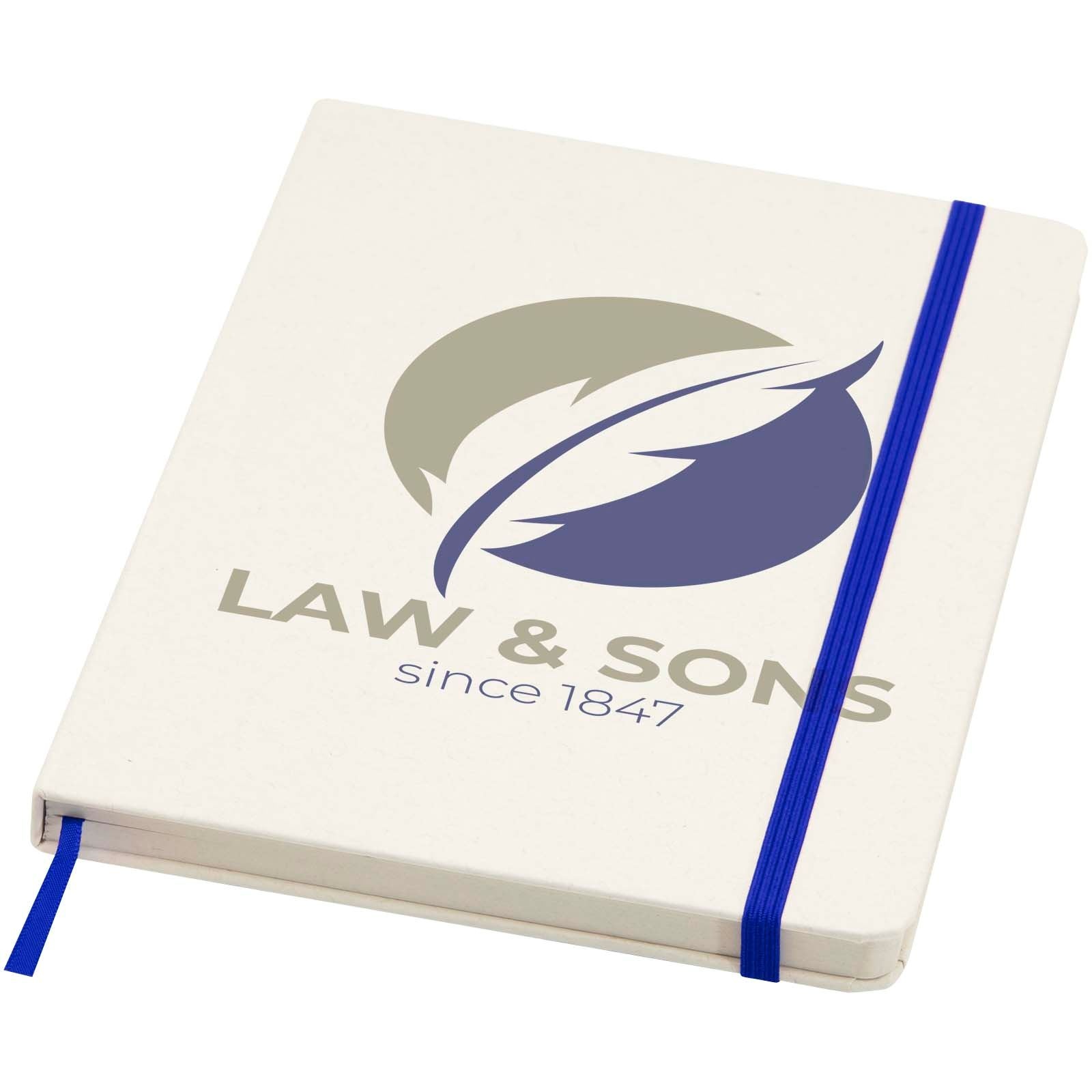 Carnet A5 recyclé Bass ligné à couverture rigide 12
