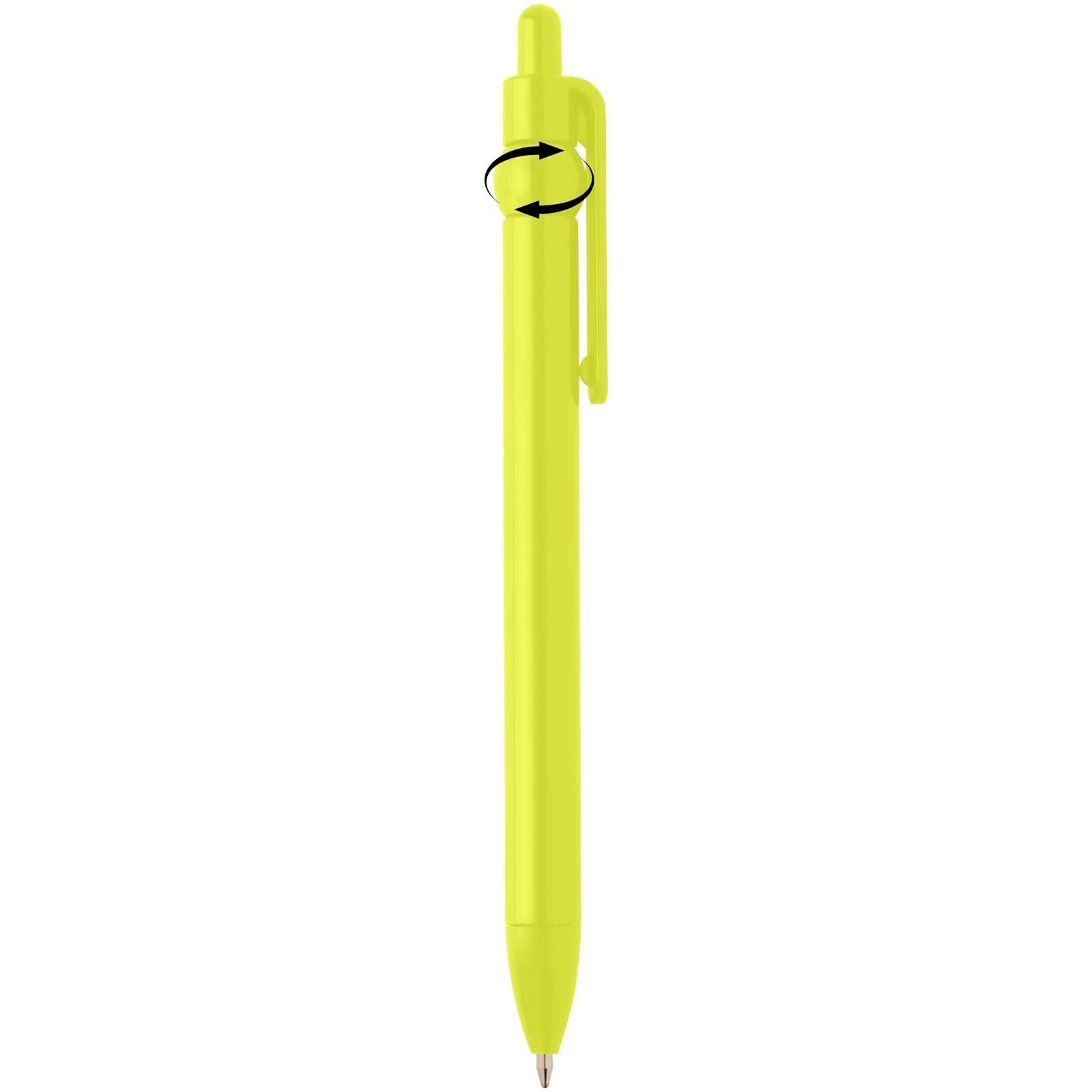 Stylo bille Fidget en plastique recyclé (encre noire) 43