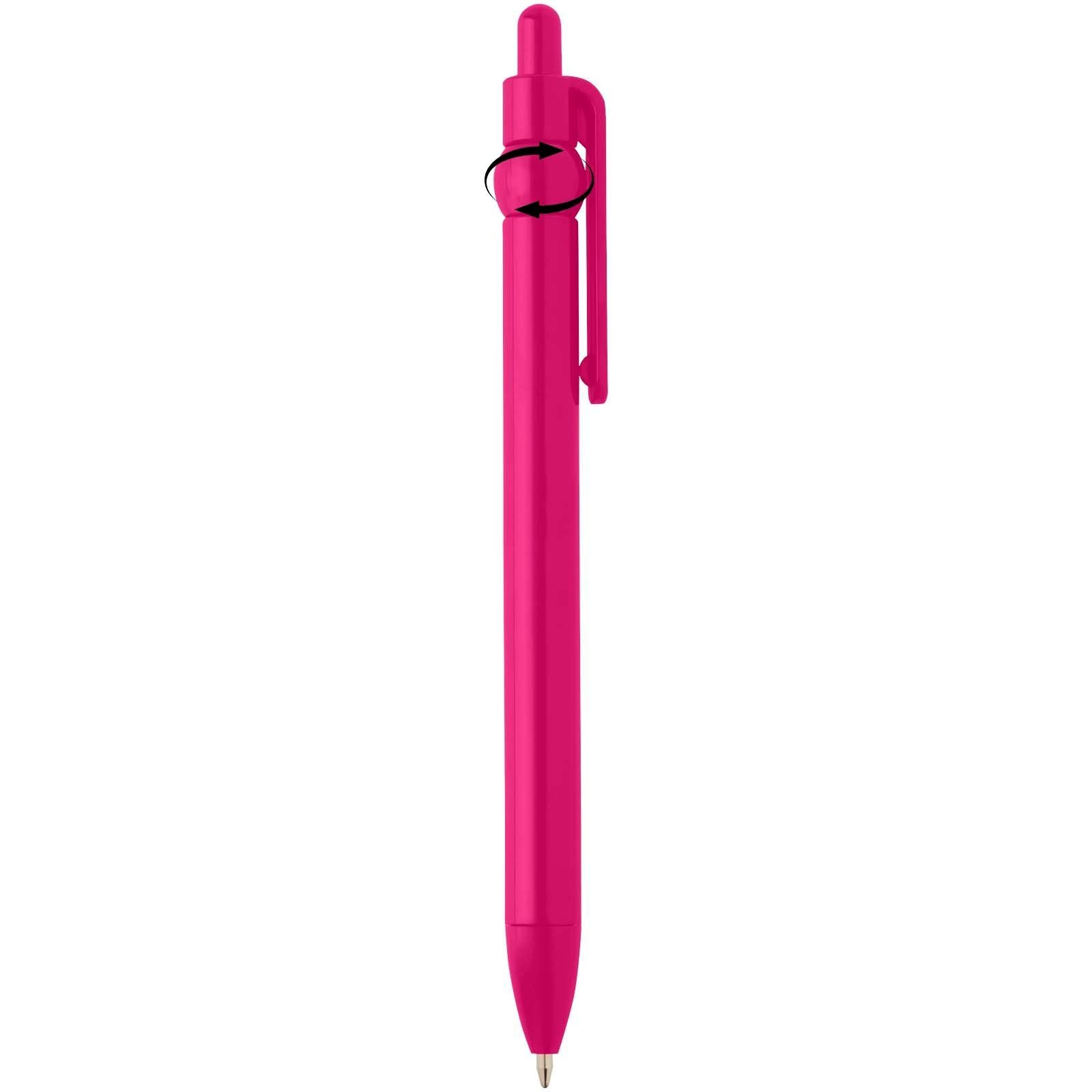 Stylo bille Fidget en plastique recyclé (encre noire) 44