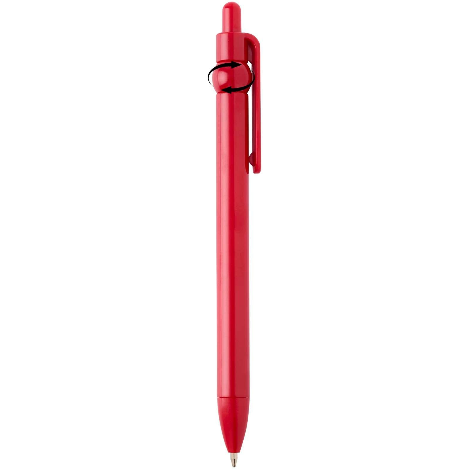 Stylo bille Fidget en plastique recyclé (encre noire) 46
