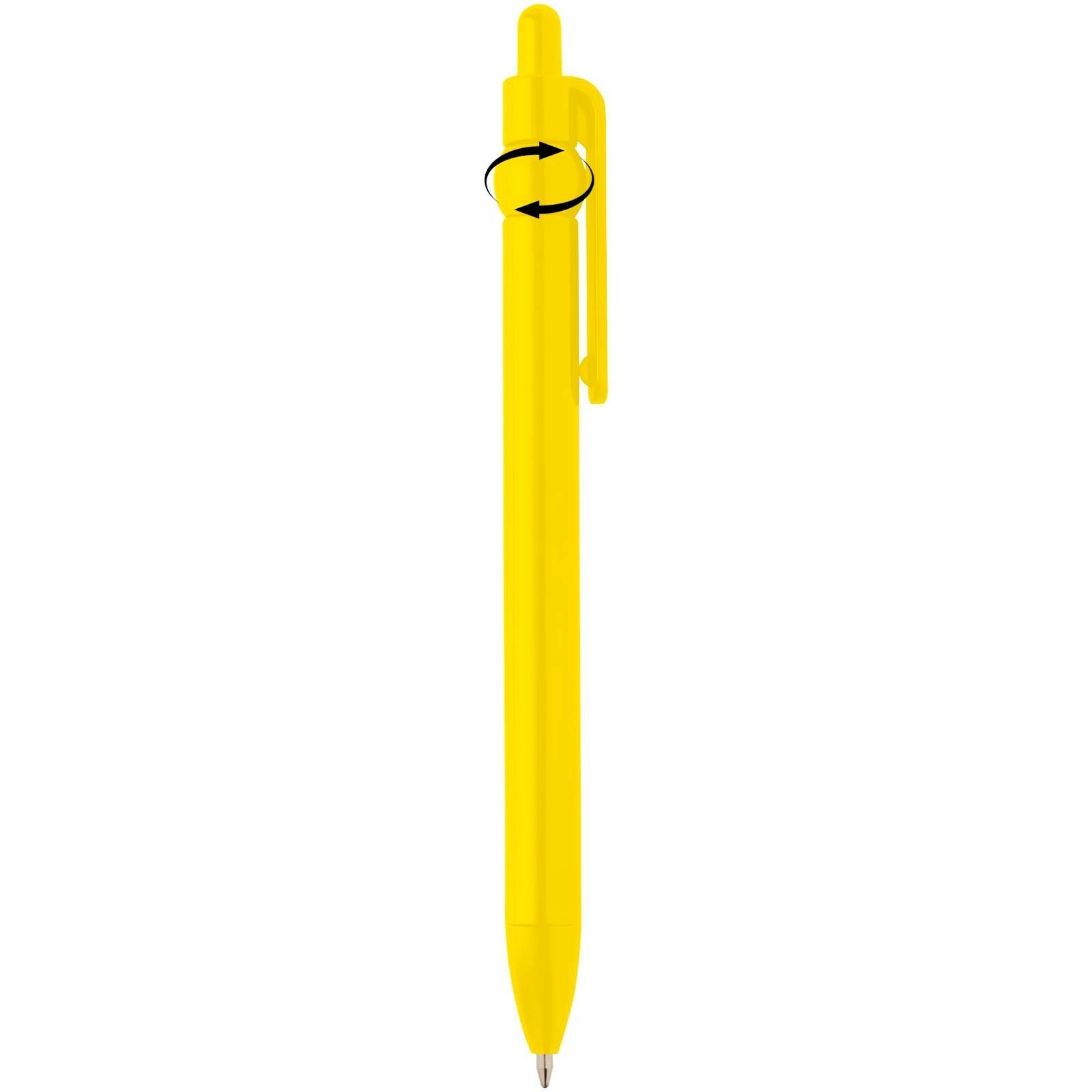 Stylo bille Fidget en plastique recyclé (encre noire) 49