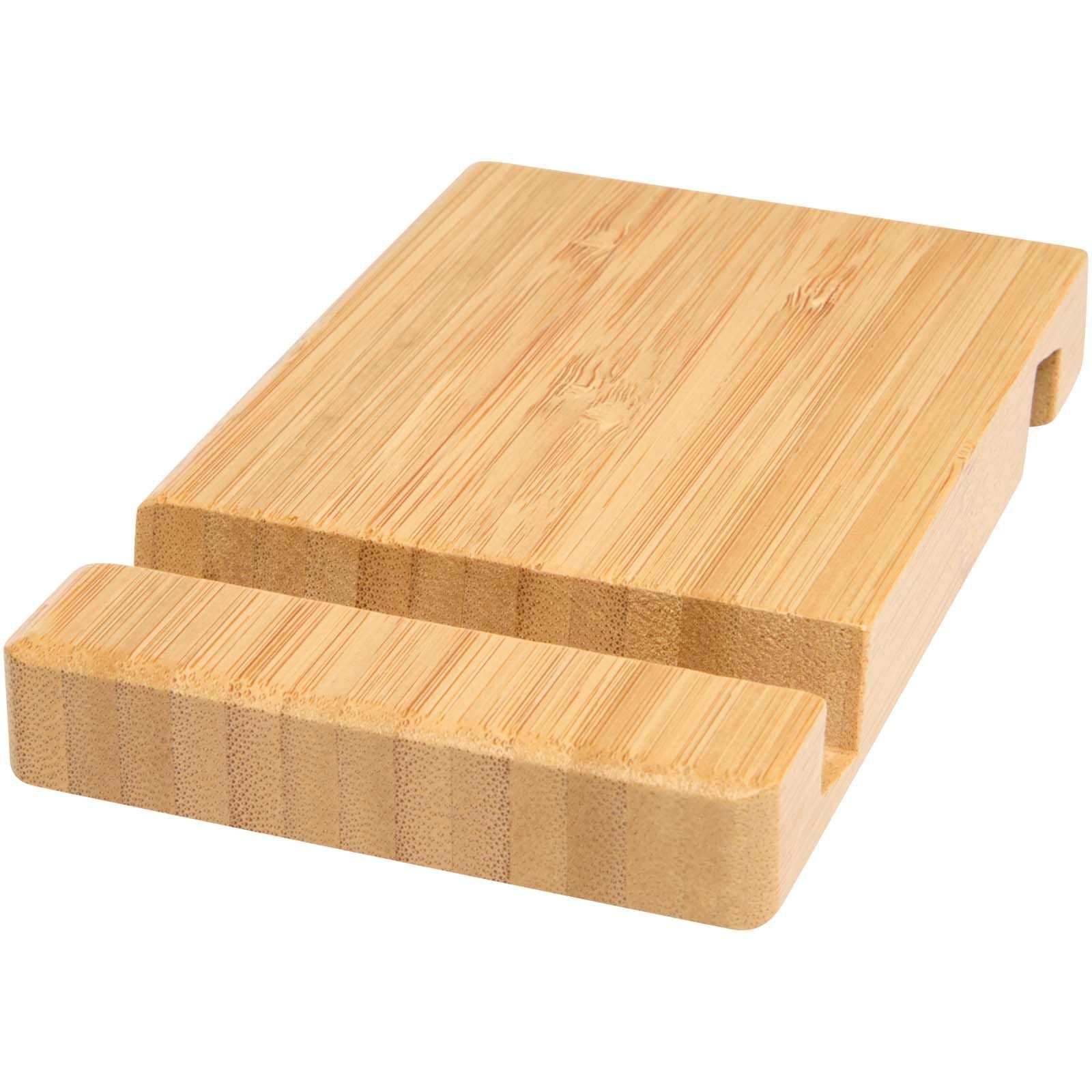 Support téléphone en bambou Bubup à 2 angles pour tablettes et téléphone 5