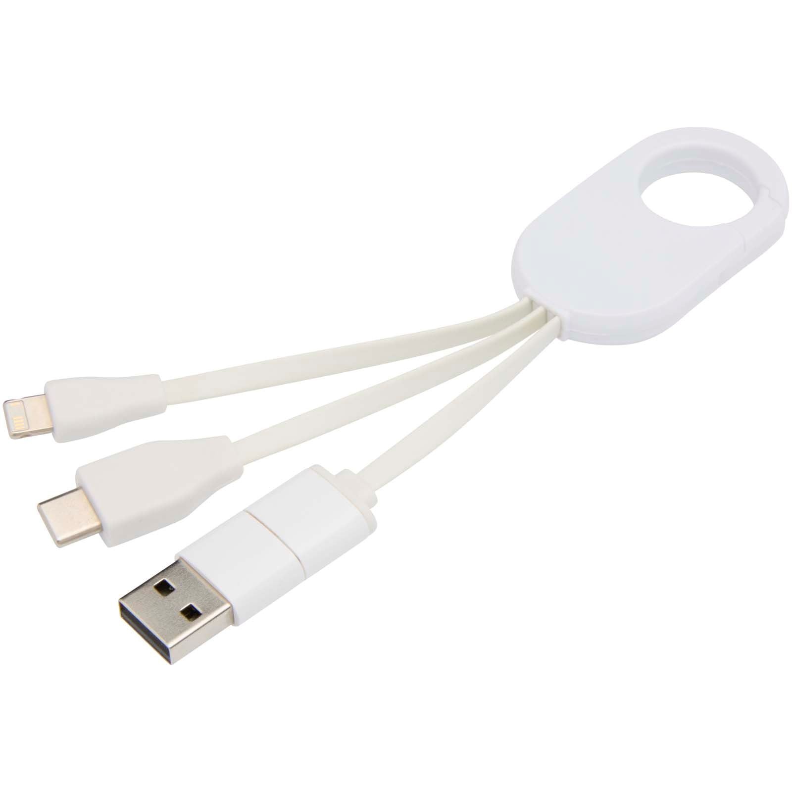 Câble de charge 4 en 1 Troop en plastique recyclé