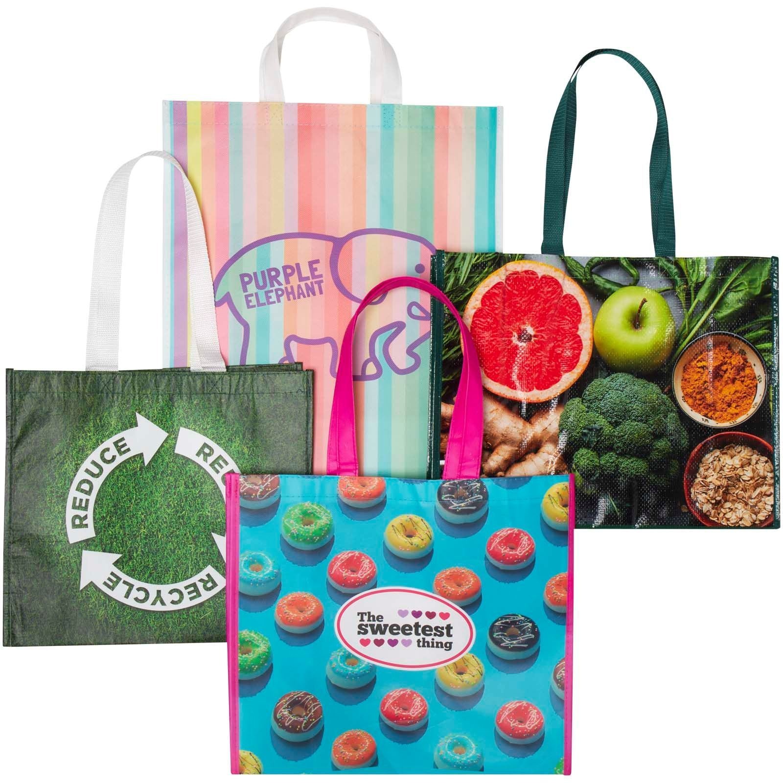Boîte d'échantillons de sacs shopping laminés 4