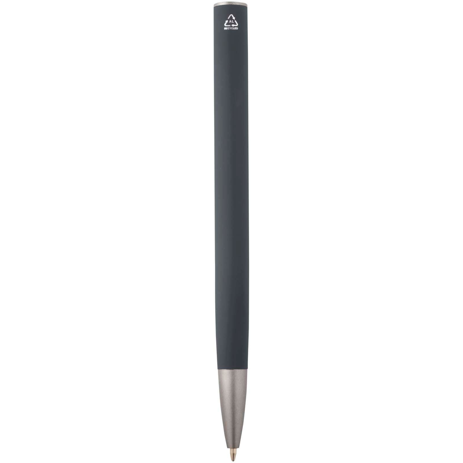 Stylo bille Ziguur en aluminium recyclé (encre bleue) 18