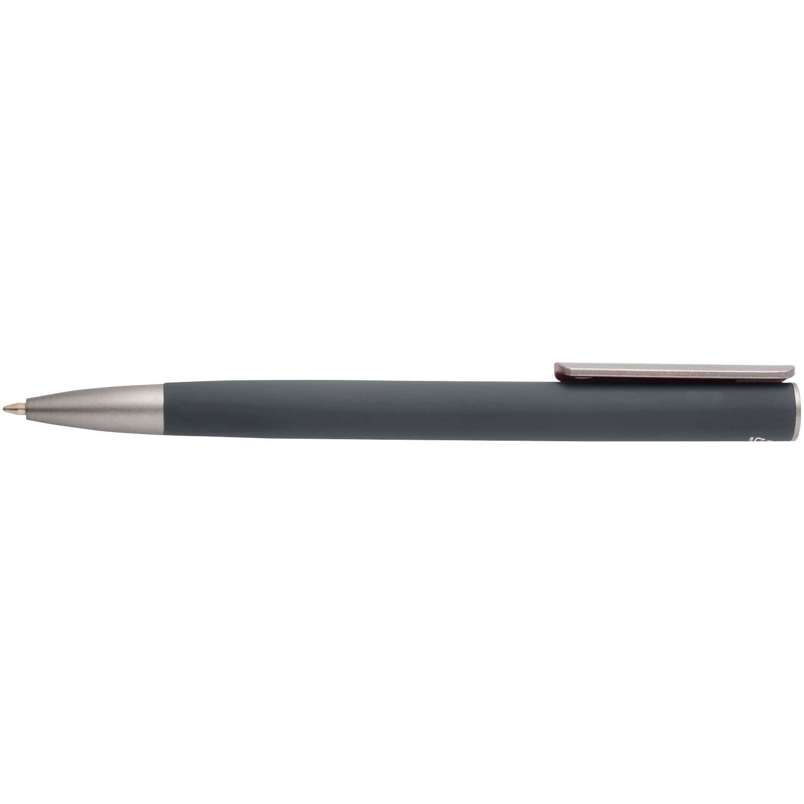 Stylo bille Ziguur en aluminium recyclé (encre bleue) 12
