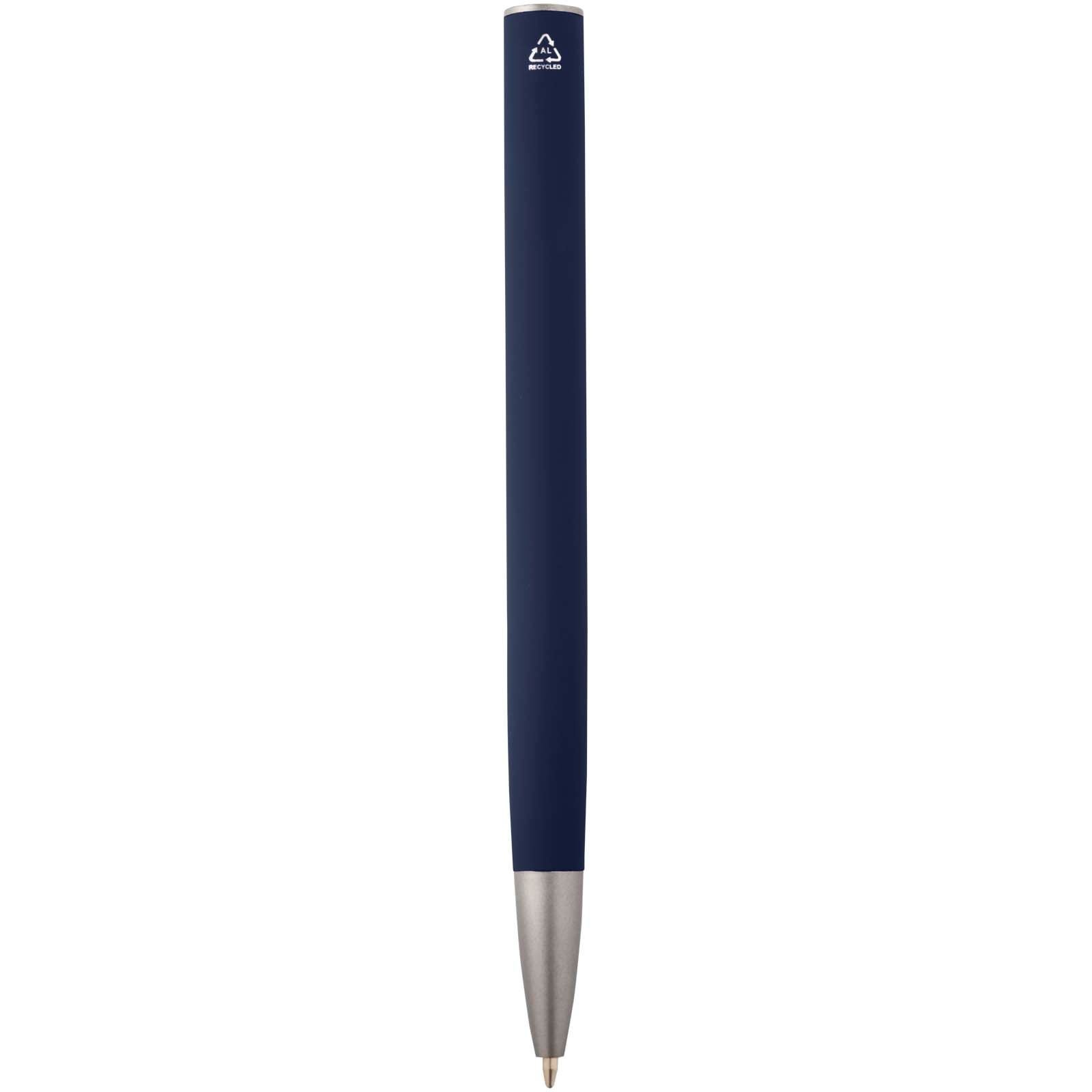 Stylo bille Ziguur en aluminium recyclé (encre bleue) 16