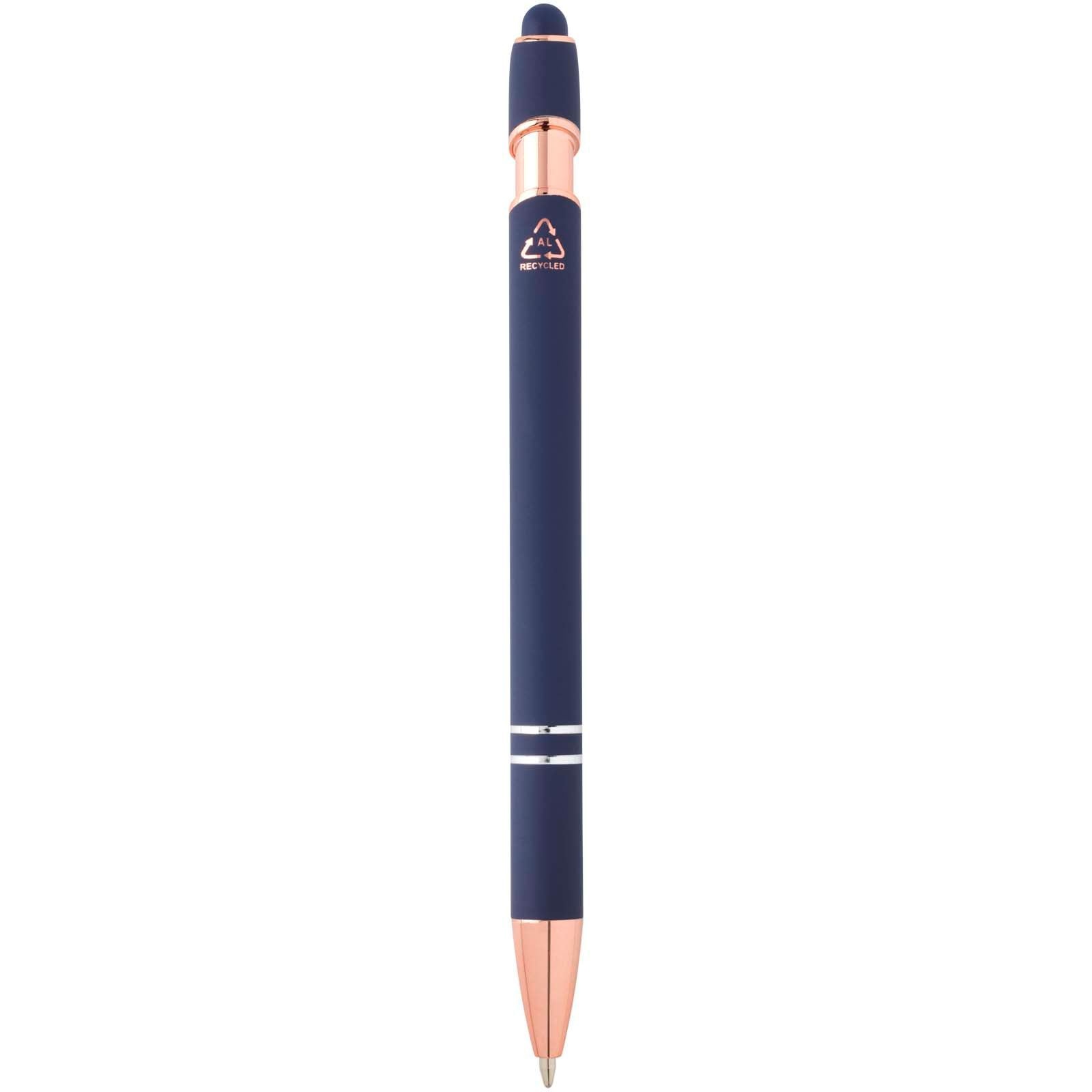 Stylo bille Nanna avec finition or rose (encre bleue) 17